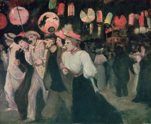14 Temmuz 1895 by Théophile Alexandre Steinlen